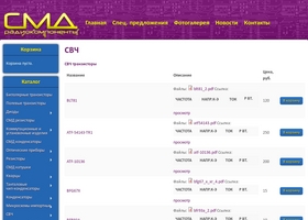 Страница каталога